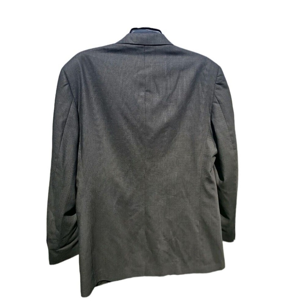 Burberrys Blazer Sport Coat Jacket Glen Check Wool Brown Black No Size Tag 42 - Picture 5 of 16